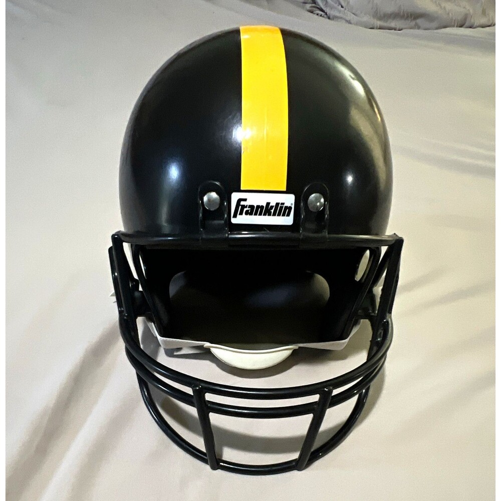 Franklin Pittsburgh Steelers NFL Football Mini Helmet Black Yellow Stripe